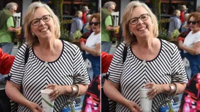 Porque é que a imagem da líder do Partido Verde do Canadá foi editada?