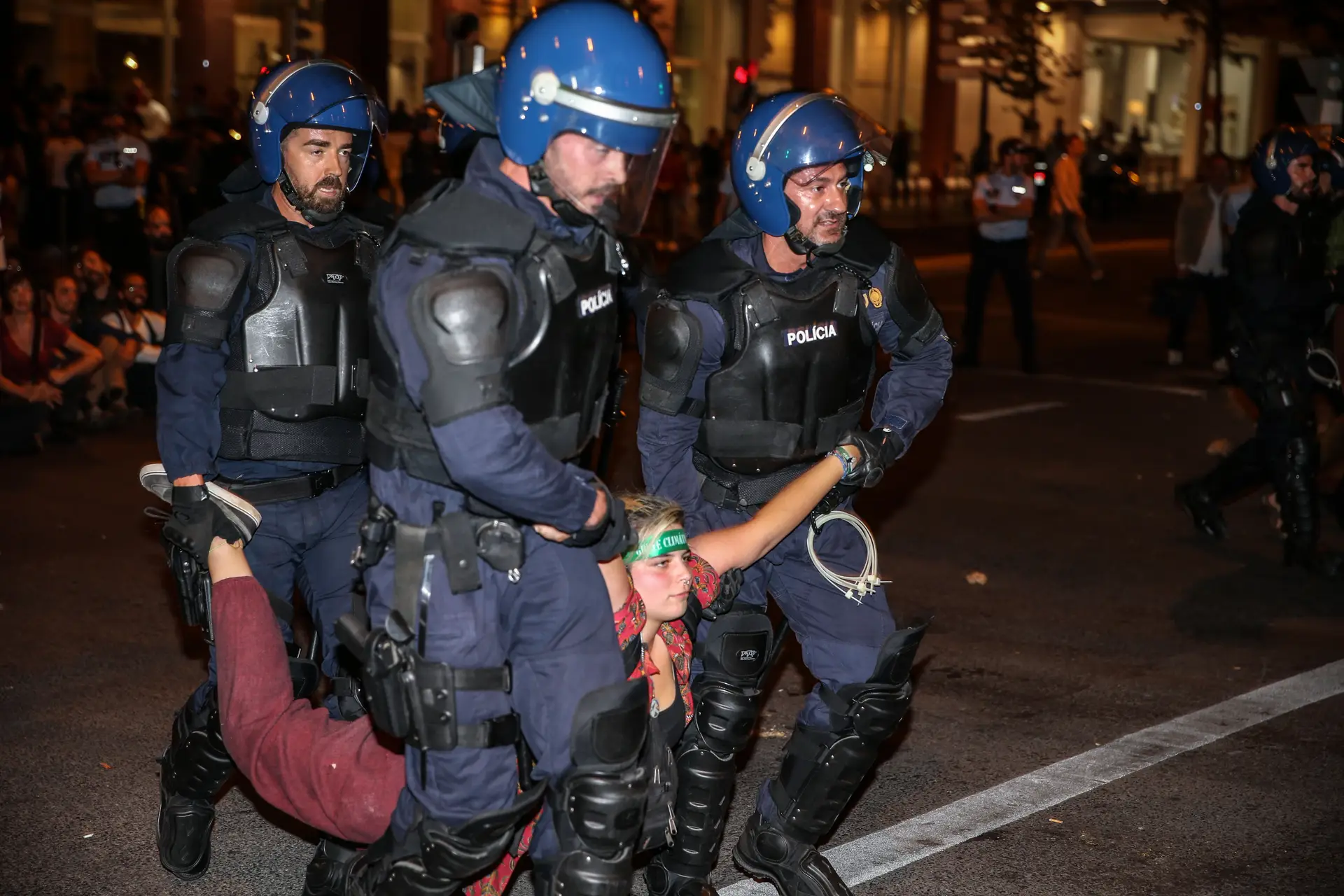 Um detido no protesto que cortou trânsito na Almirante Reis em Lisboa