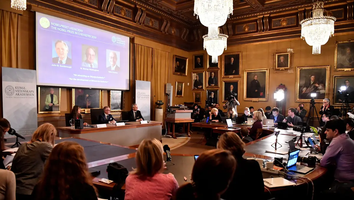 Anúncio dos vencedores do Nobel da Química.