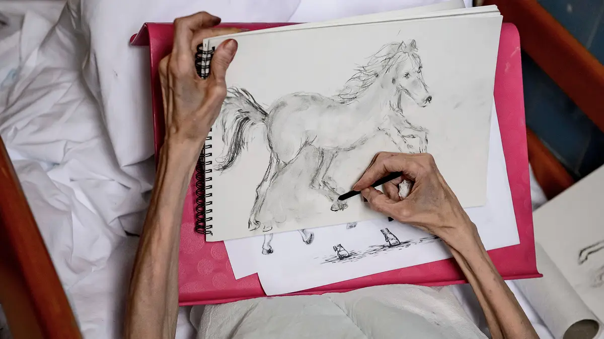 Departamento de cuidados paliativos do Hospital Markhot Ferenc em Eger, Hungria. 