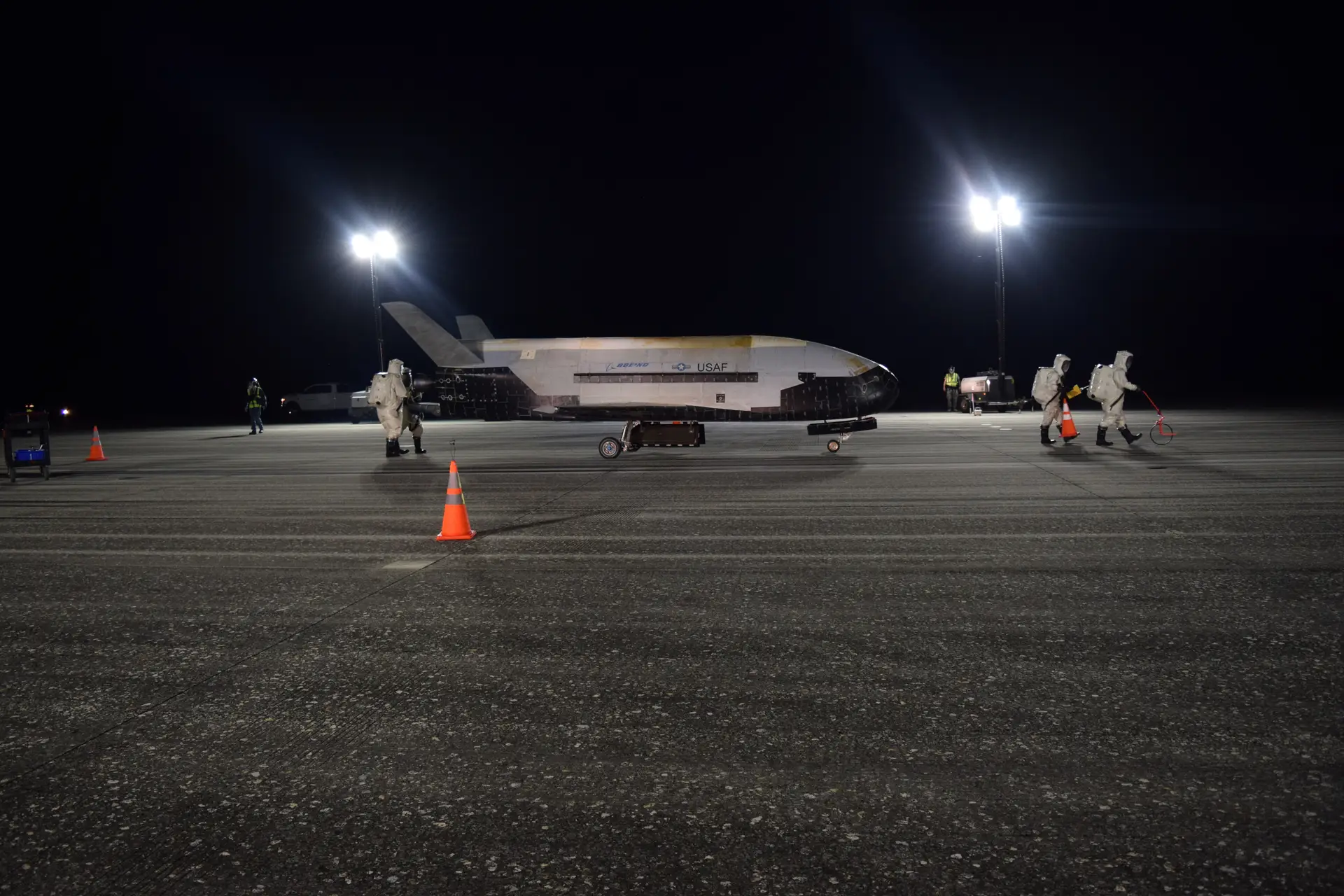 O X-97B aterrou na Florida, no passado dia 27 de outubro de 2019, completando assim a sua 5.ª missão 