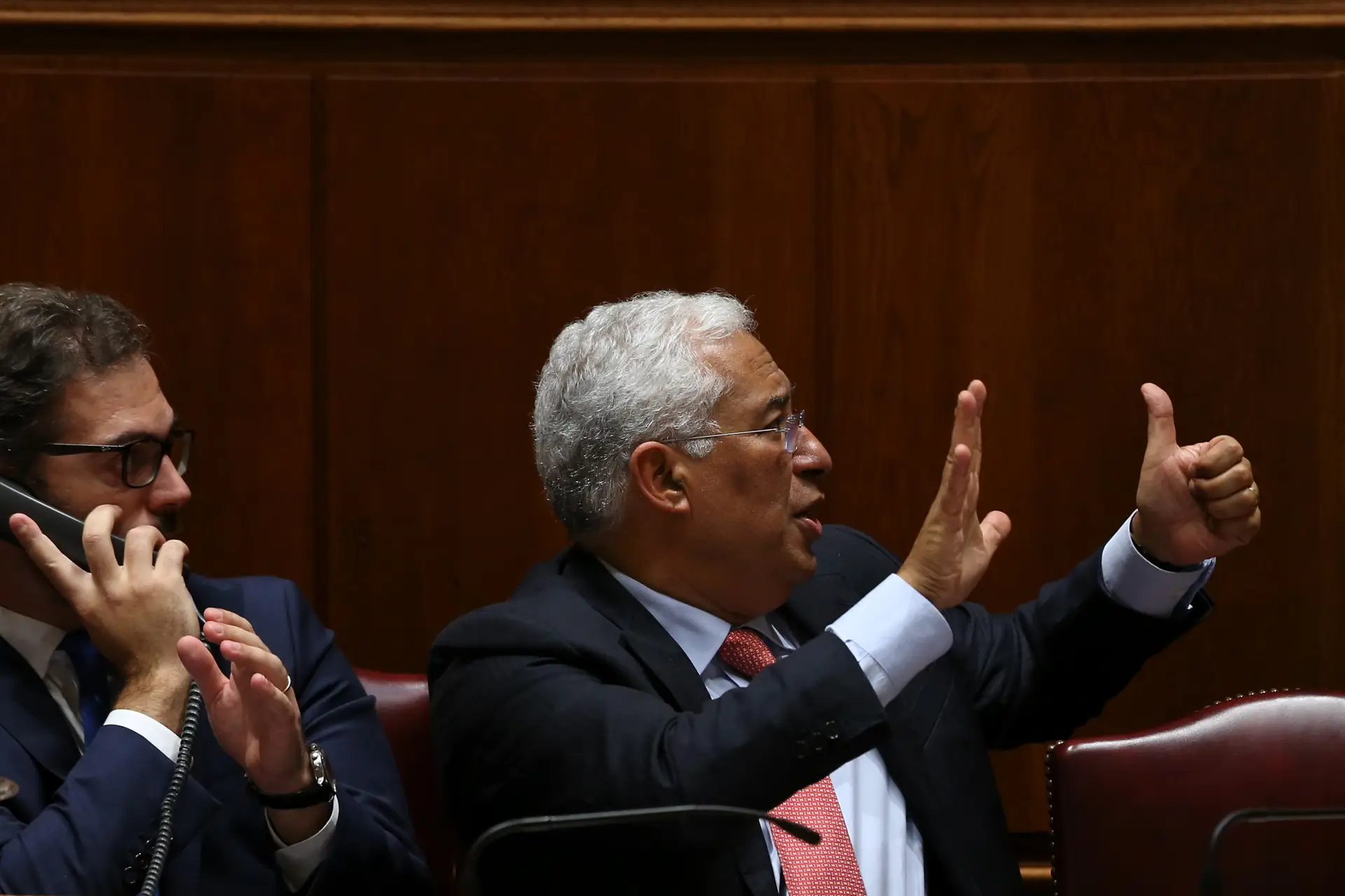 O primeiro-ministro António Costa durante o debate sobre o Programa do XXII Governo Constitucional, na Assembleia da República, 30 de outubro de 2019, em Lisboa.