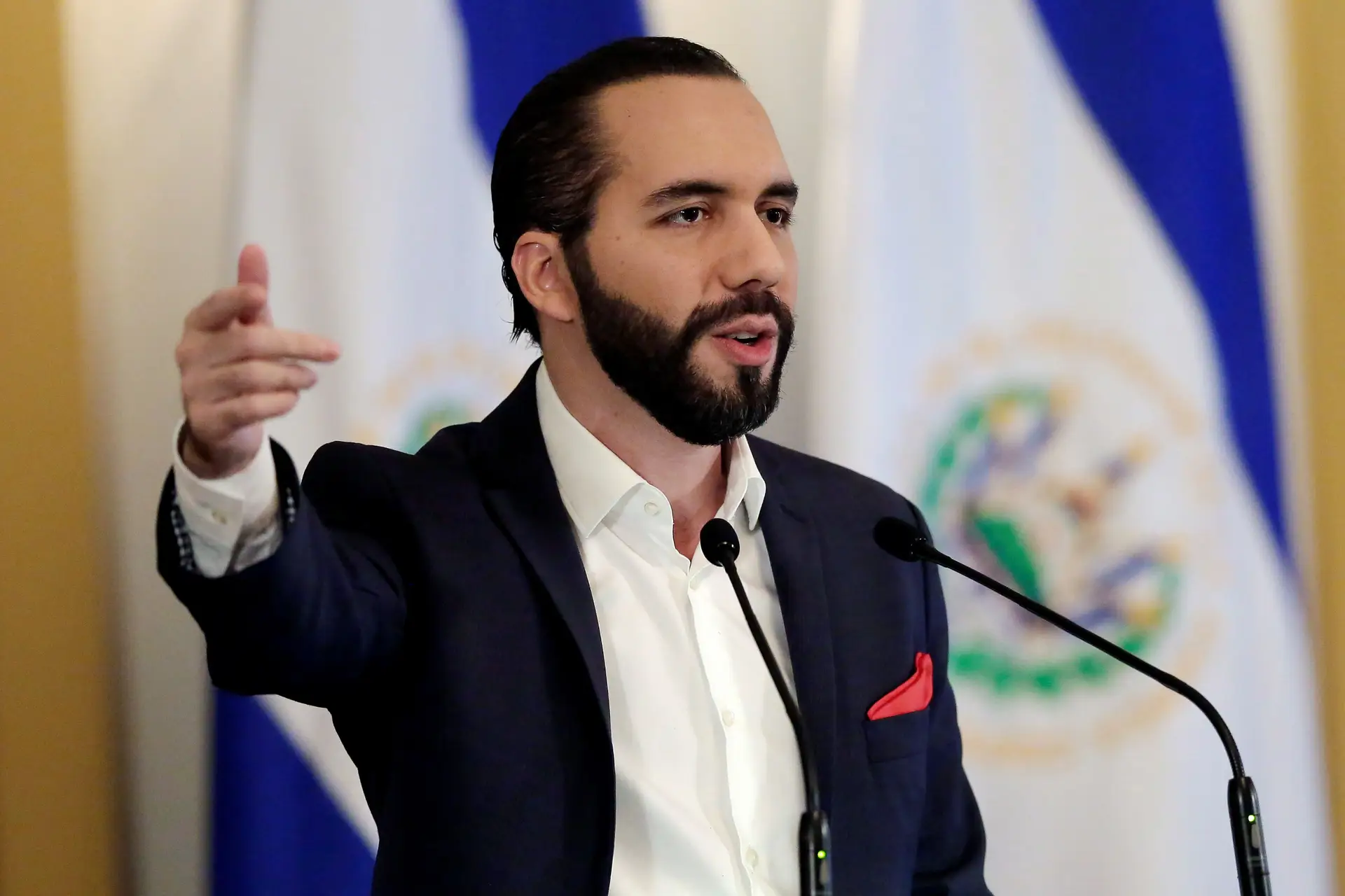 Presidente de El Salvador Nayib Bukele 