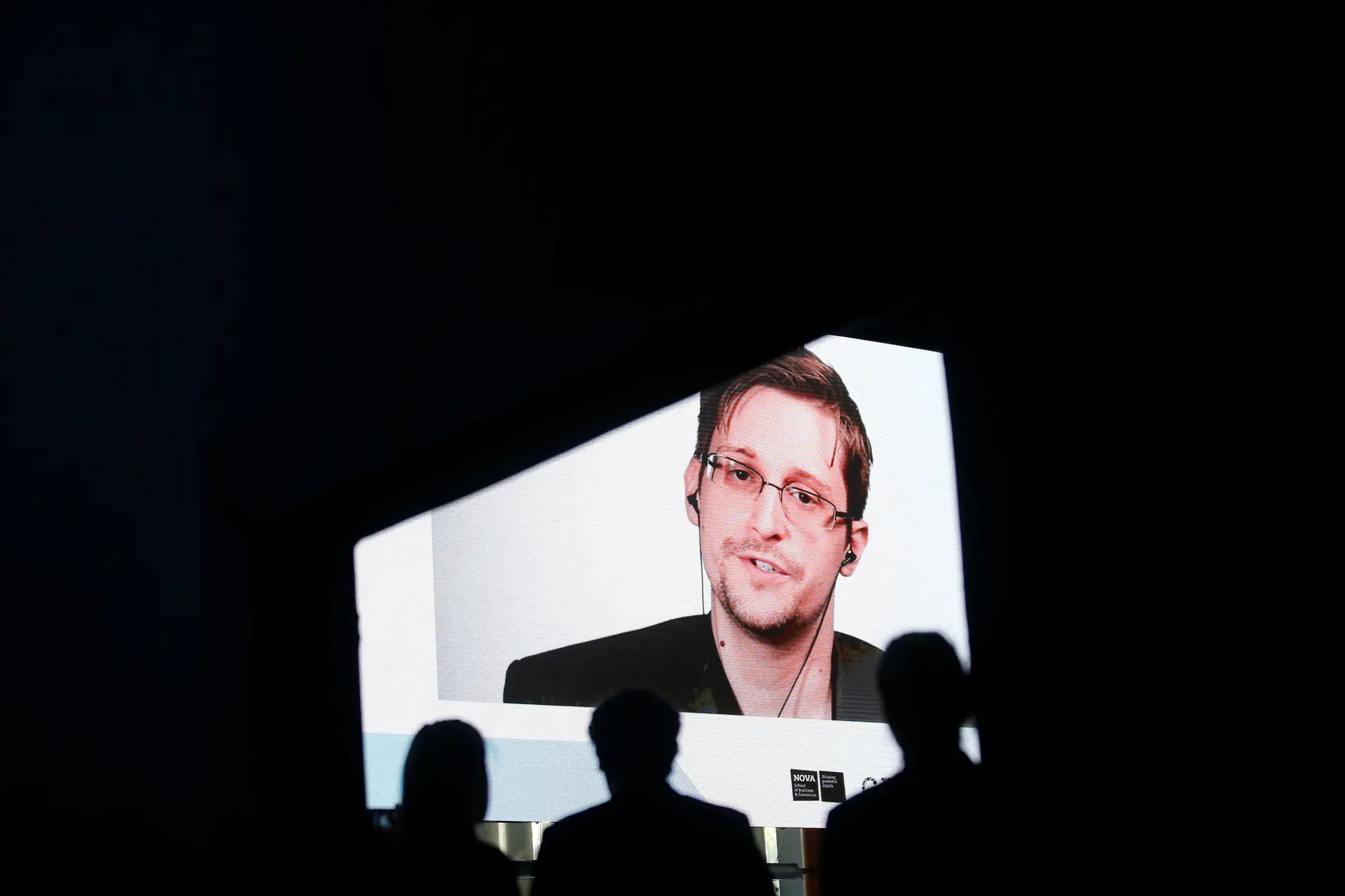 Edward Snowden na abertura da Web Summit em Lisboa