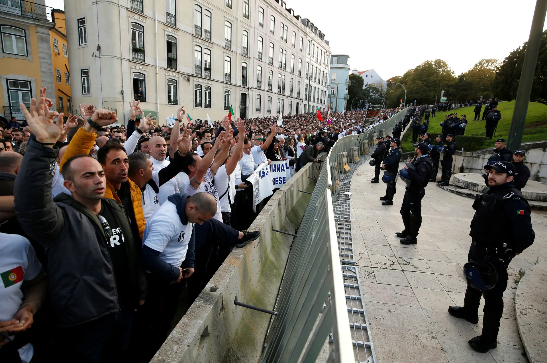 Polícias e guardas unidos para pressionar o Governo