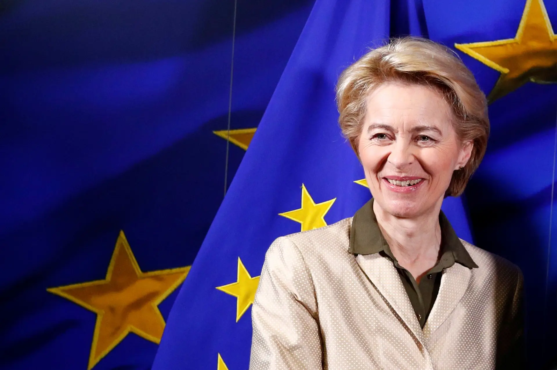 A nova presidente da Comissão Europeia, Ursula Von der Leyen