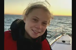 Greta Thunberg publica fotos à chegada a Lisboa