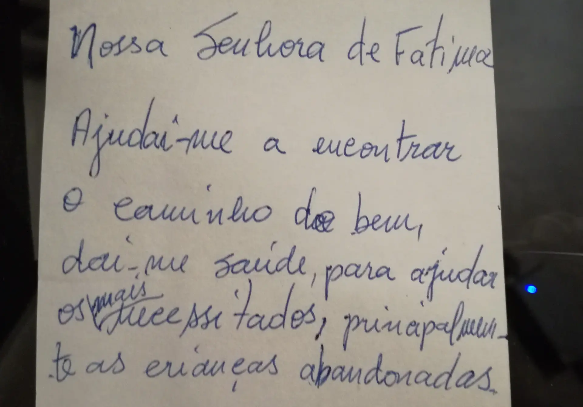 Cartas a Nossa Senhora de Fátima