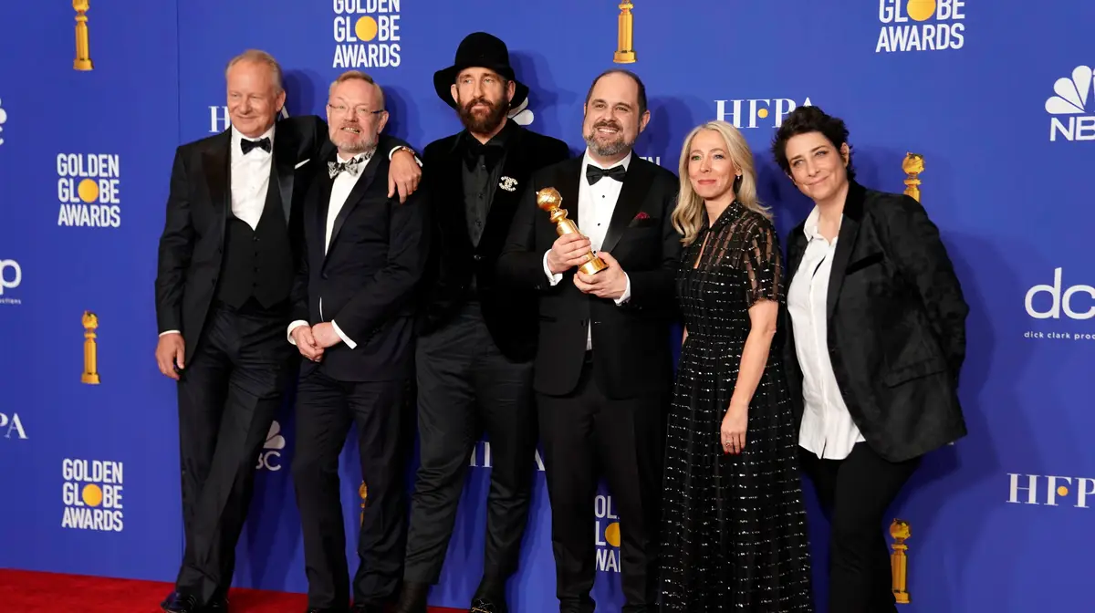 A equipa de "Chernobyl", vencedor de melhor mini-série para televisão.