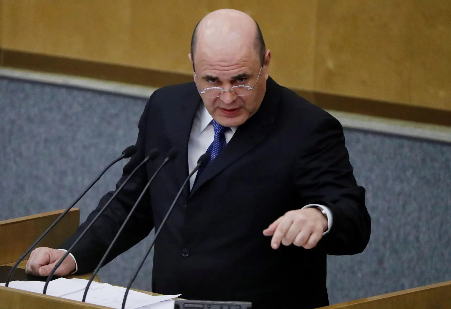 Mishustin confirmado como novo primeiro-ministro russo