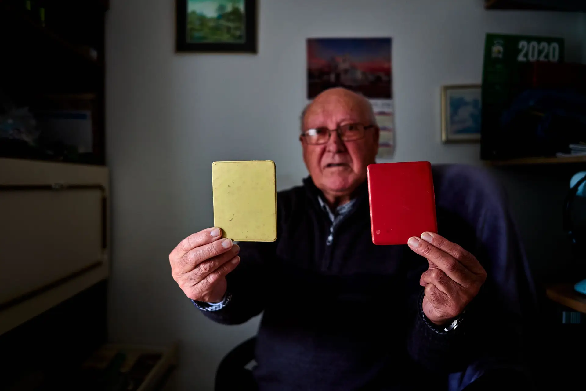 No meu primeiro grande jogo dei um vermelho ao jogador mais alto do Benfica