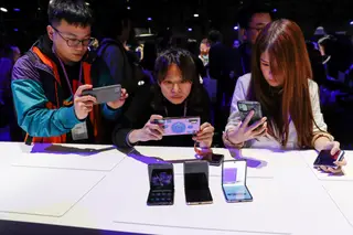 Os novos telemóveis da Samsung