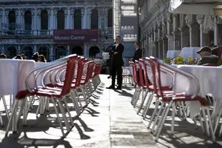 Ausência de turistas no norte de Itália afeta economia da região