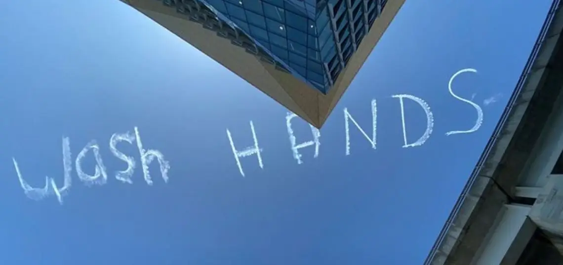 O alerta urgente do momento invadiu os céus de Sydney