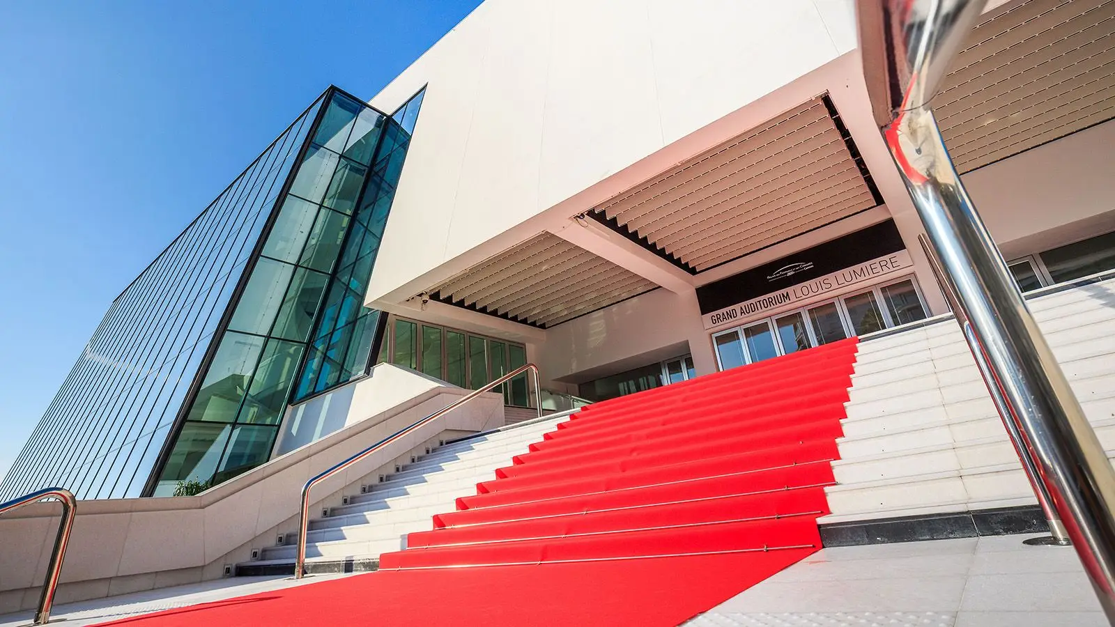 Cannes: eis a entrada principal do Grande Auditório do Palácio dos Festivais