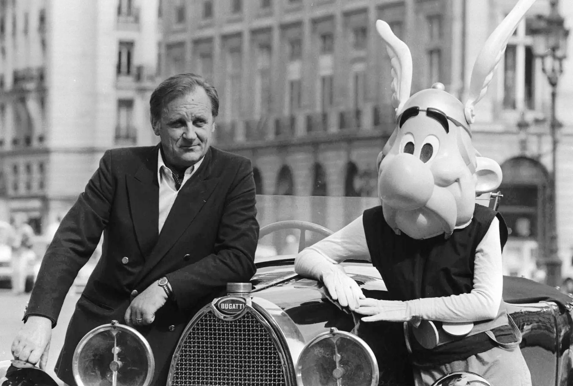 Albert Uderzo, numa foto de setembro de 1985.