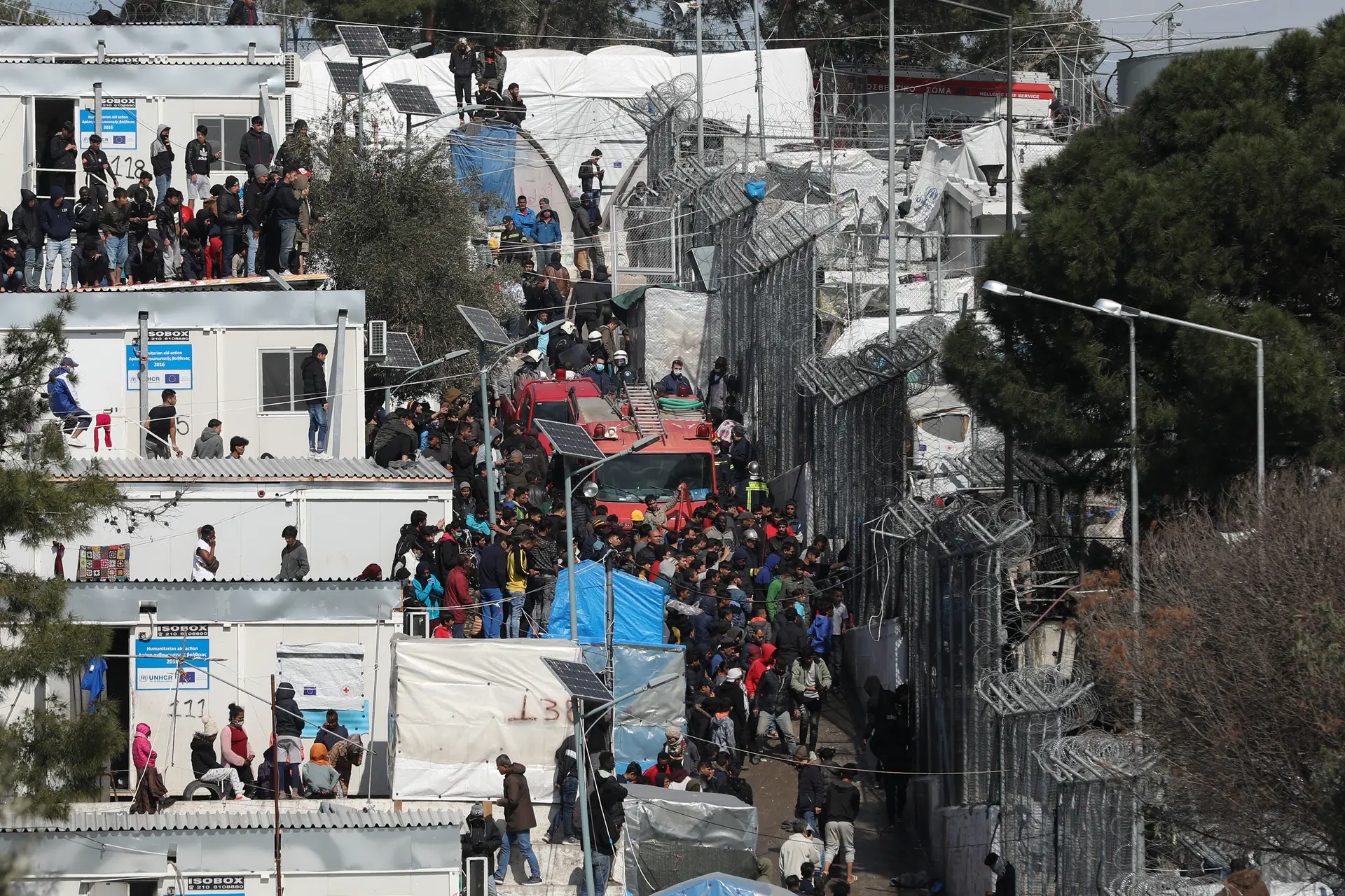 Primeiro caso de Covid-19 confirmado em campos refugiados na Grécia