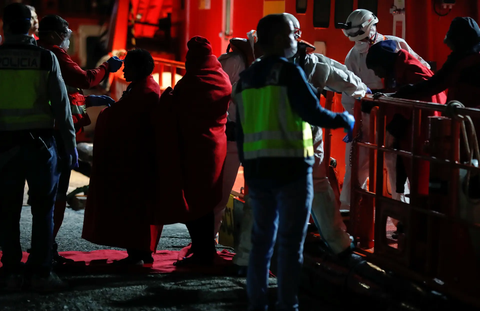 Mais de 50 migrantes resgatados no Atlântico