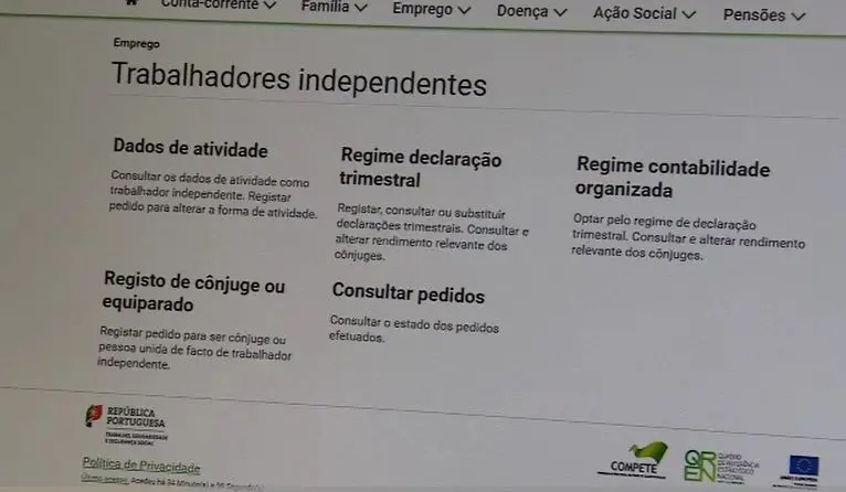 Apoio a trabalhadores independentes relativo a março será no máximo 292,6 euros