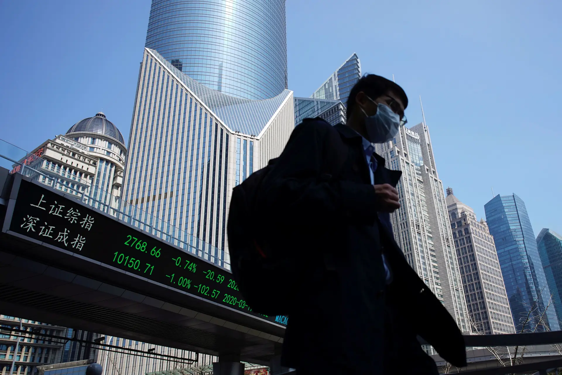 Economia chinesa regista maior contração desde 1970