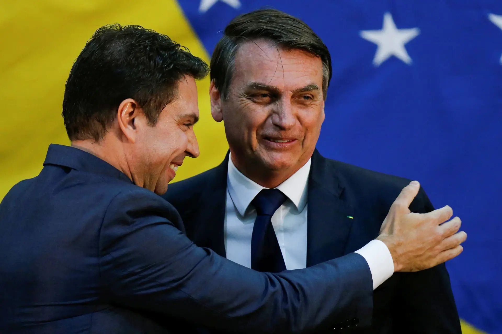 Alexandre Ramagem e Jair Bolsonaro