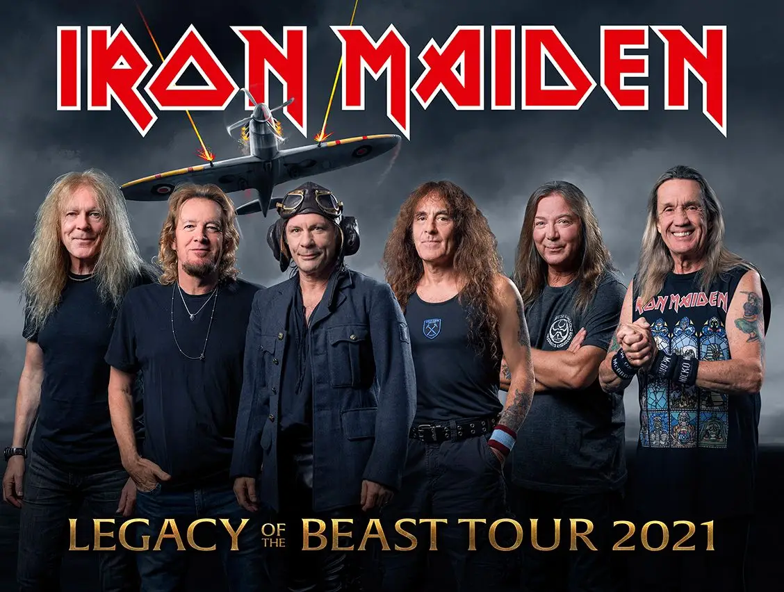 Concerto dos Iron Maiden no Estádio Nacional adiado para 2021