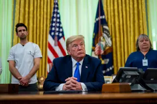 Trump volta a culpar a China pela pandemia do coronavírus