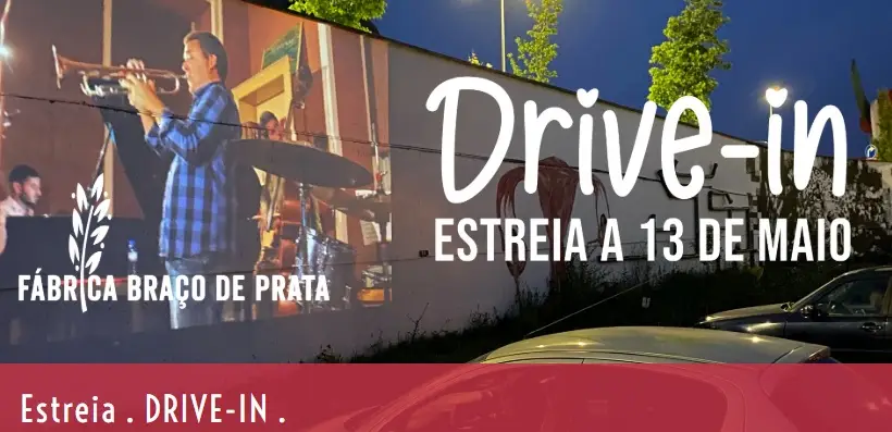 Fábrica Braço de Prata oferece projeção de concertos e jantares em drive-in