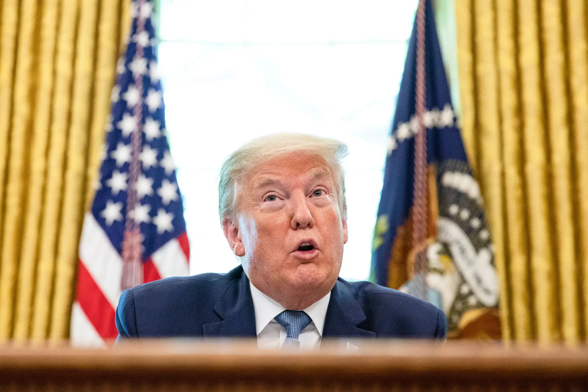 Trump pondera retomar parcialmente contribuição para a OMS