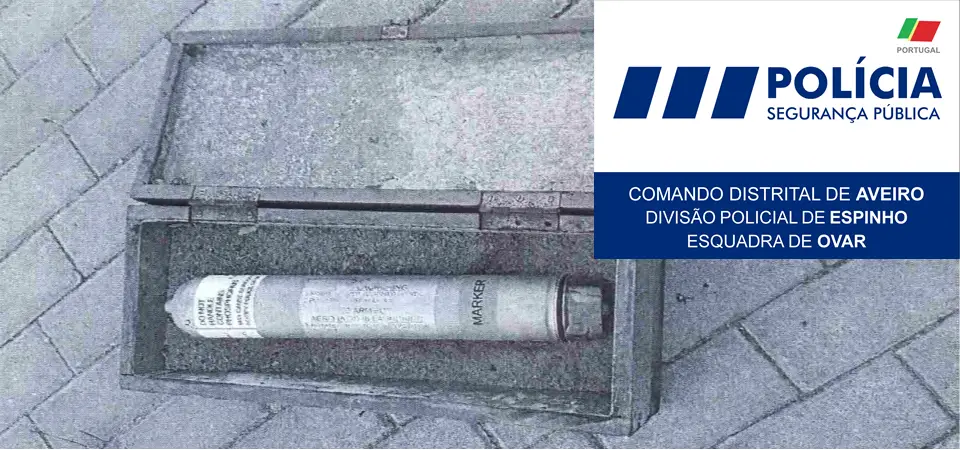Desativado engenho explosivo encontrado em praia de Ovar