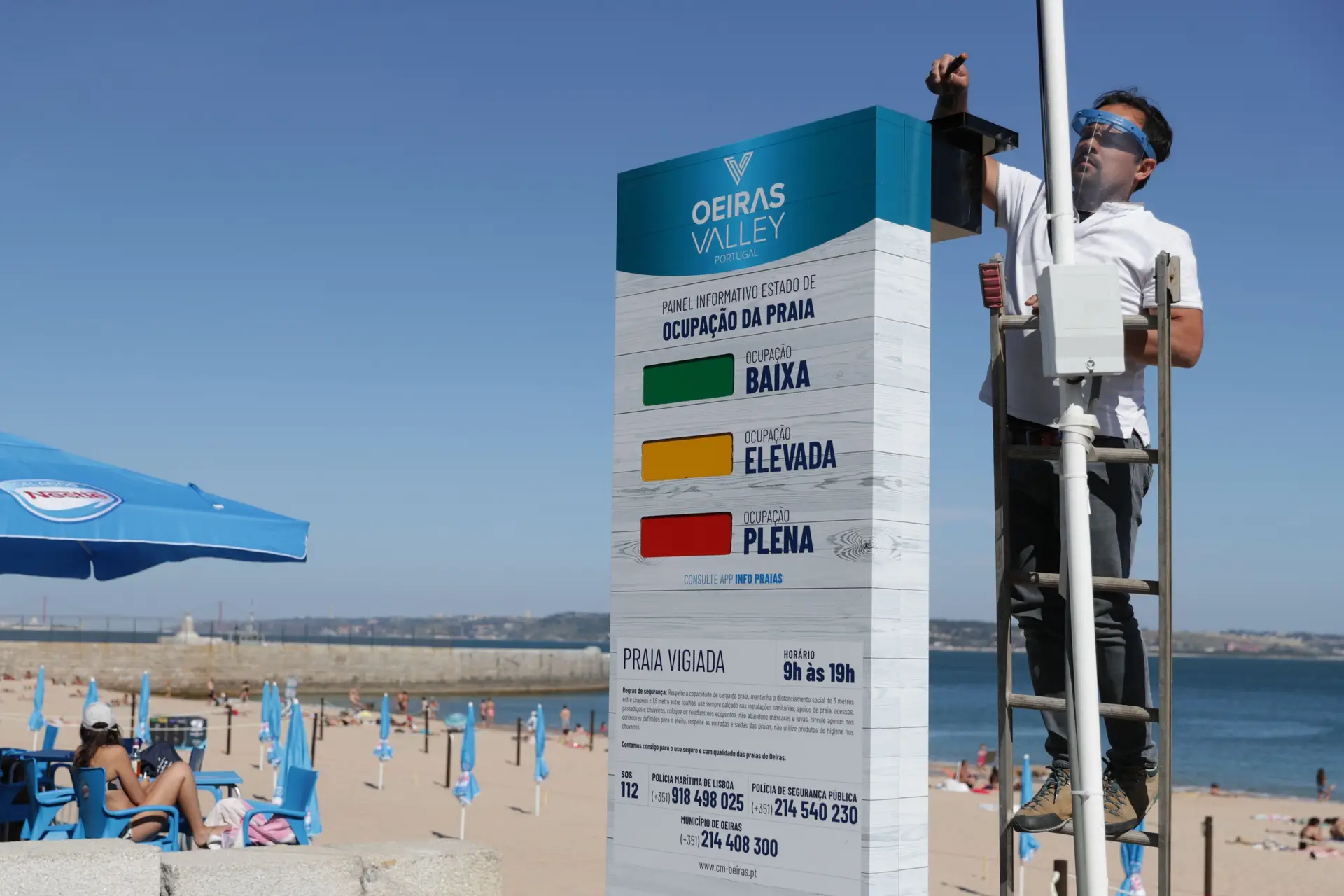 Covid-19. Regras para o acesso e ocupação das praias com alterações