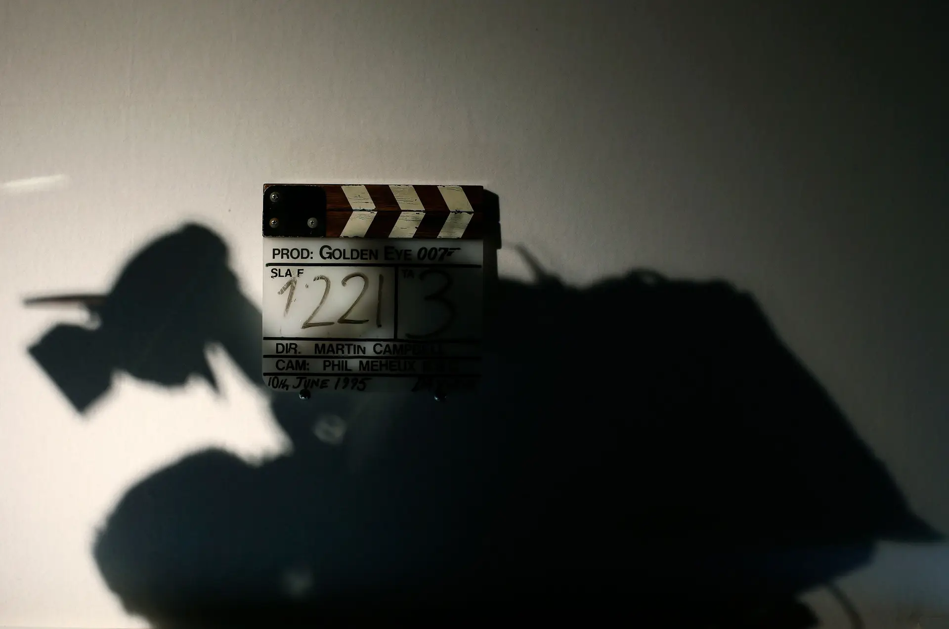 Claquete de cinema.