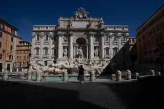 Locais turísticos da Europa continuam muito vazios