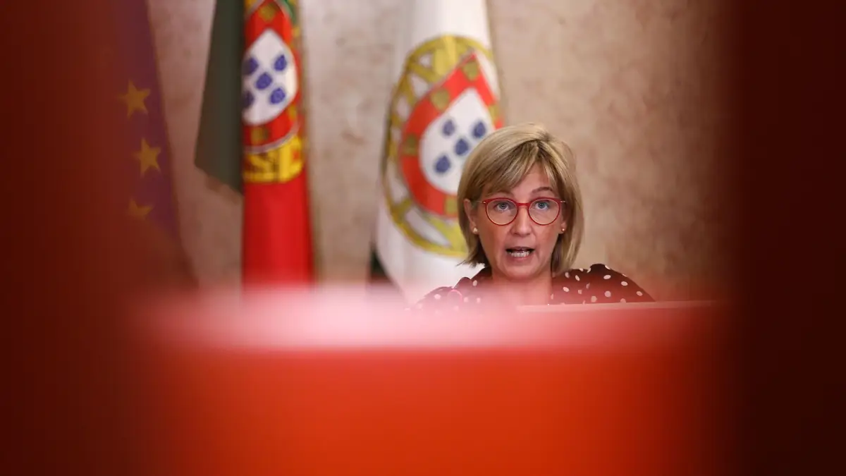 Marta Temido, ministra da Saúde.