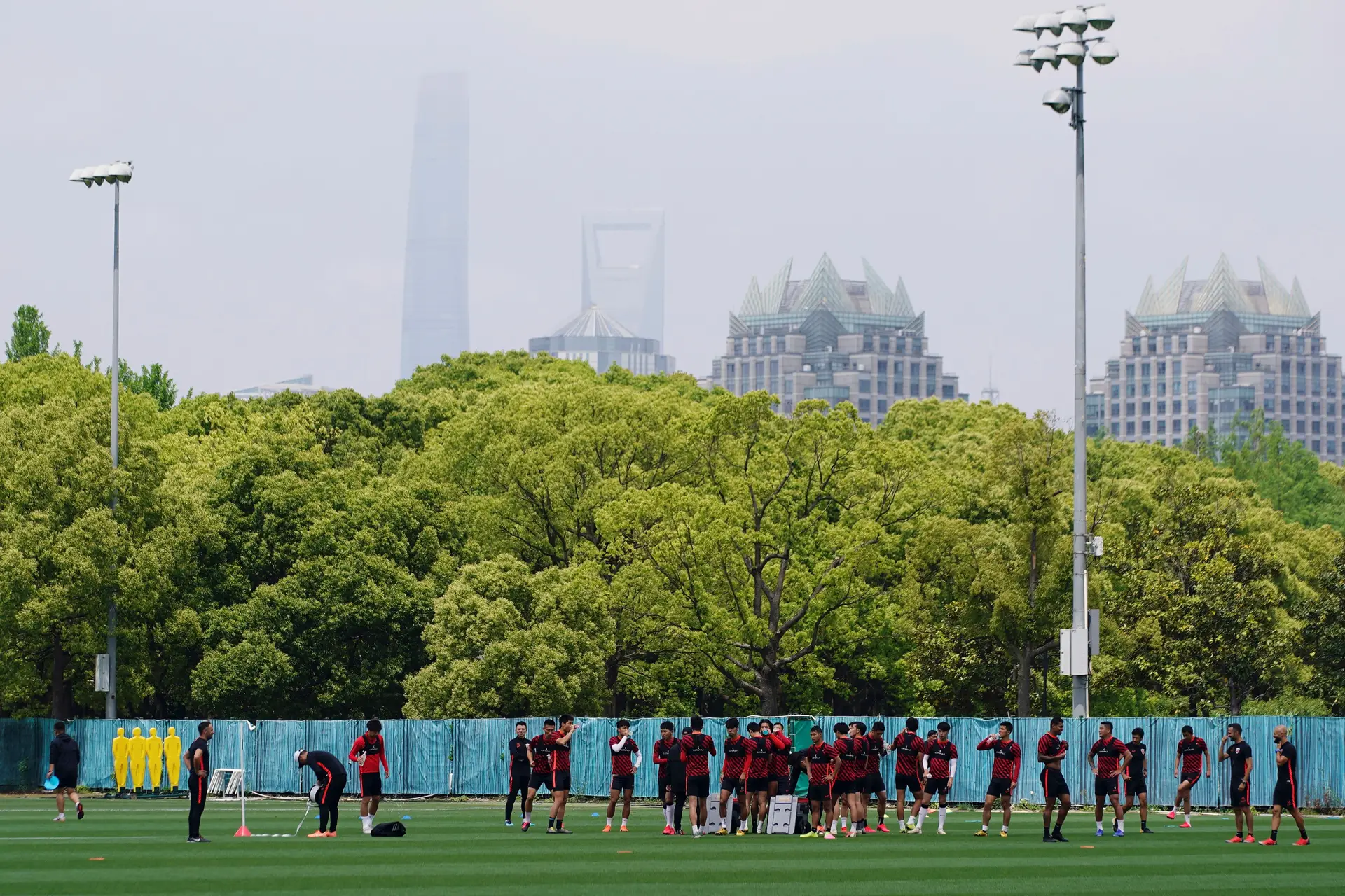 Shanghai SIPG, equipa orientada pelo treinador português Vitor Pereira.