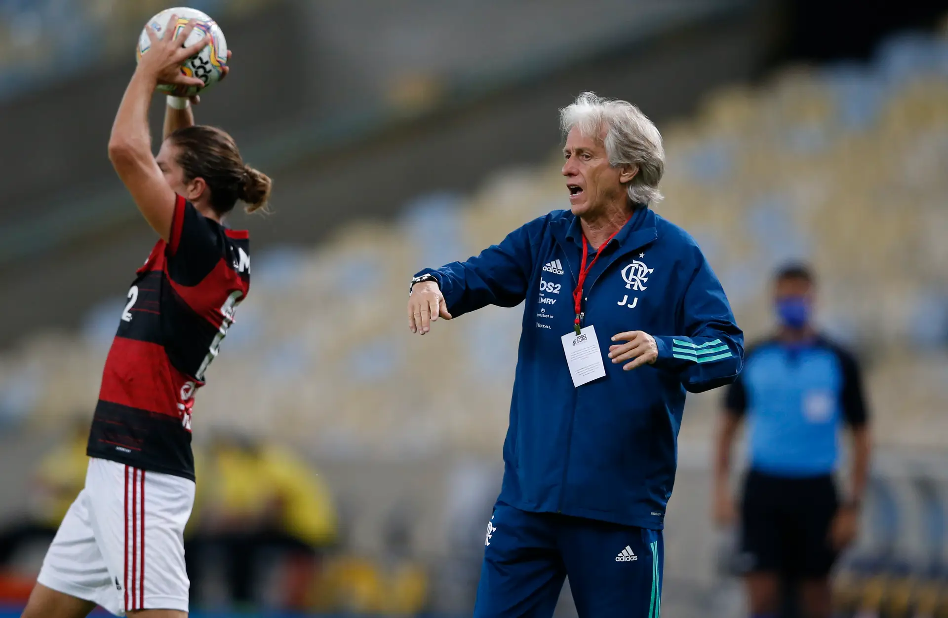 Jorge Jesus, treinador do Flamengo.