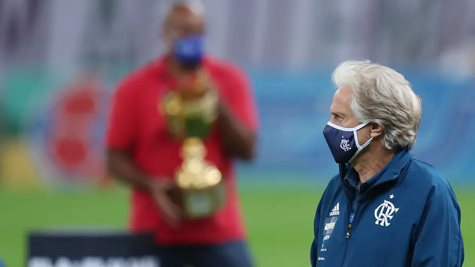 Jorge Jesus, treinador do Flamengo.