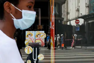 França e Reino Unido seguem exemplo da Bélgica no uso da máscara