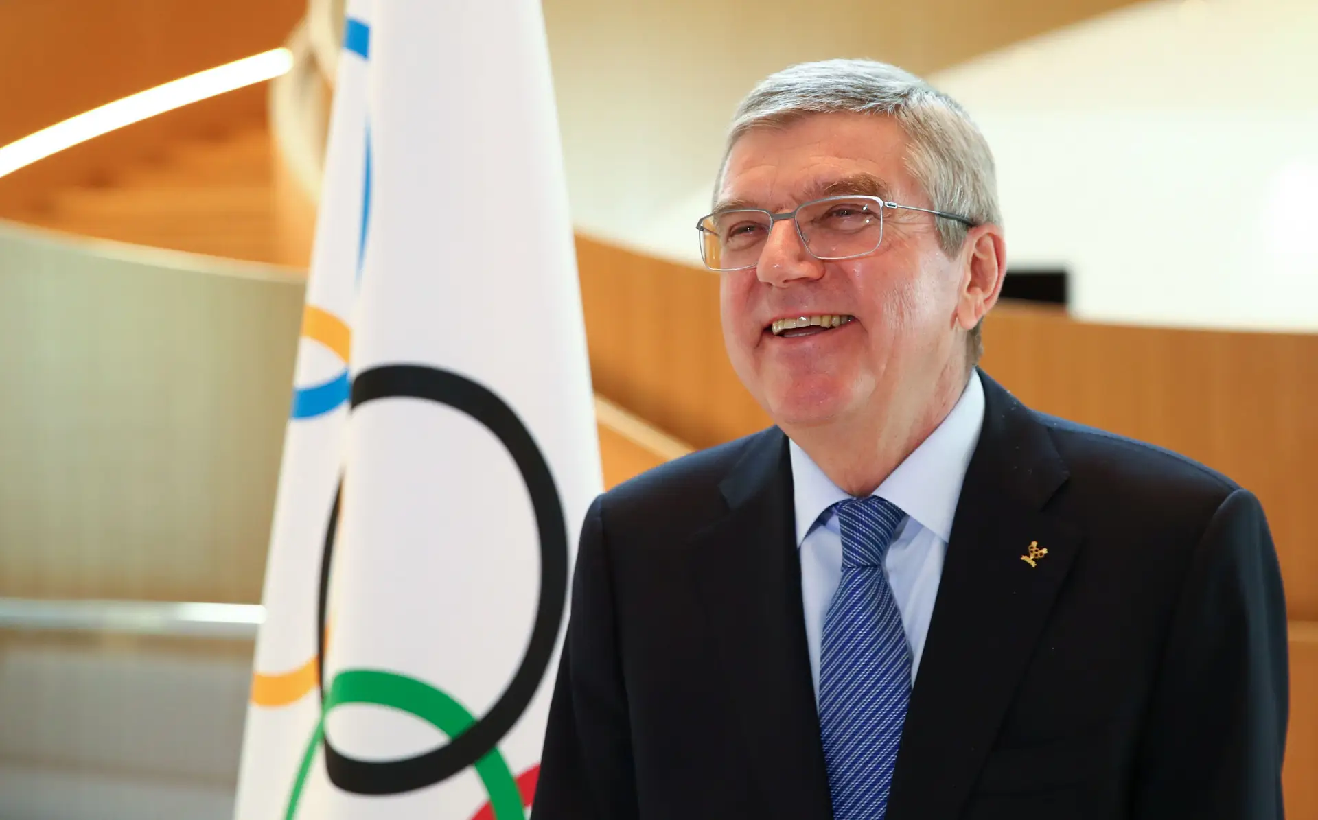 Thomas Bach, presidente do Comité Olímpico Internacional.