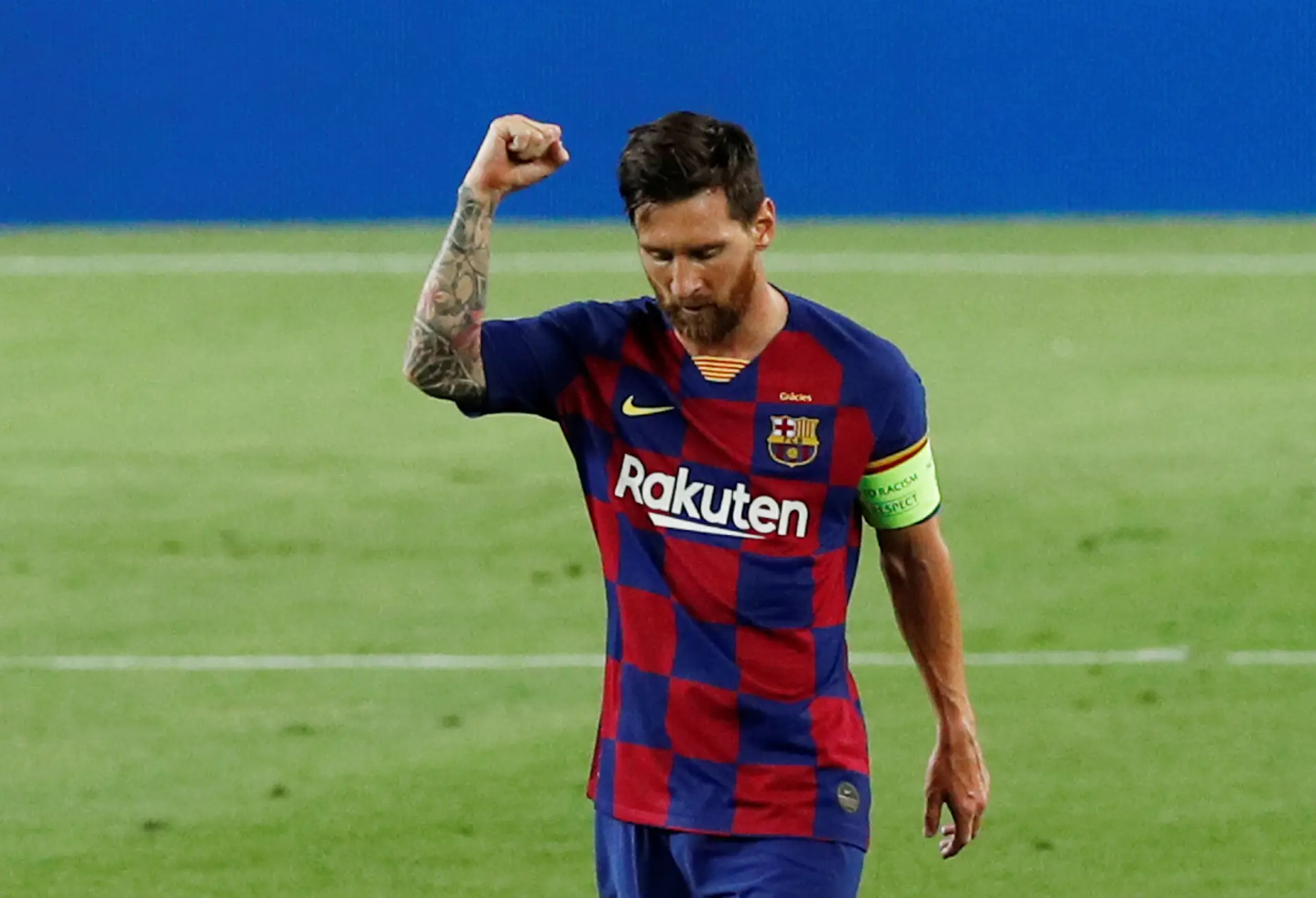 Messi sem limitações no treino do FC Barcelona