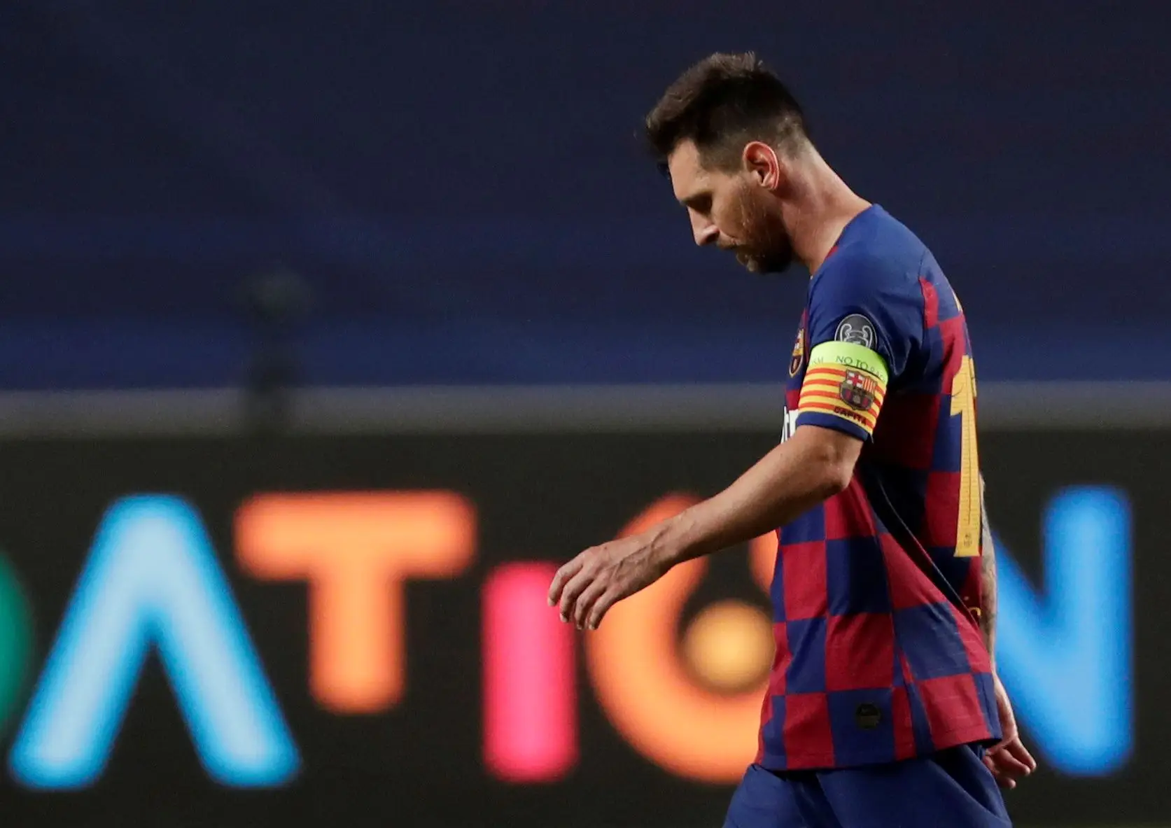 Lionel Messi recusa treinar no FC Barcelona