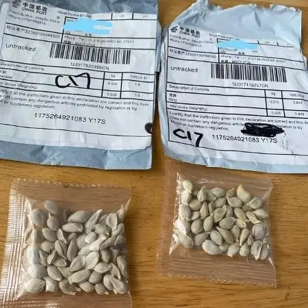 O alerta do Governo sobre as sementes misteriosas vindas da Ásia