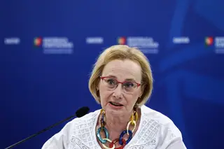 The general director of Health, Graça Freitas, during the daily press conference on the new coronavirus (Covid-19) held at the Ministry of Health, in Lisbon