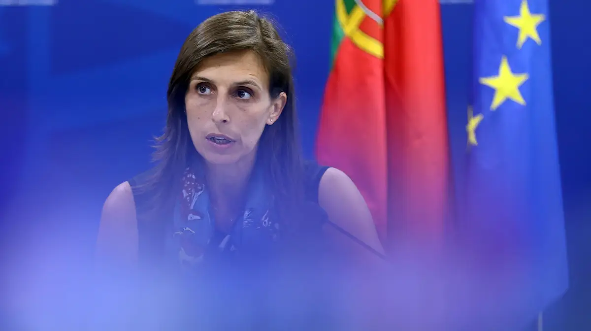 A secretária de Estado Adjunta e da Saúde, Jamila Madeira, durante a conferência de imprensa diária sobre o novo coronavírus (Covid-19) realizada no Ministério da Saúde, em Lisboa