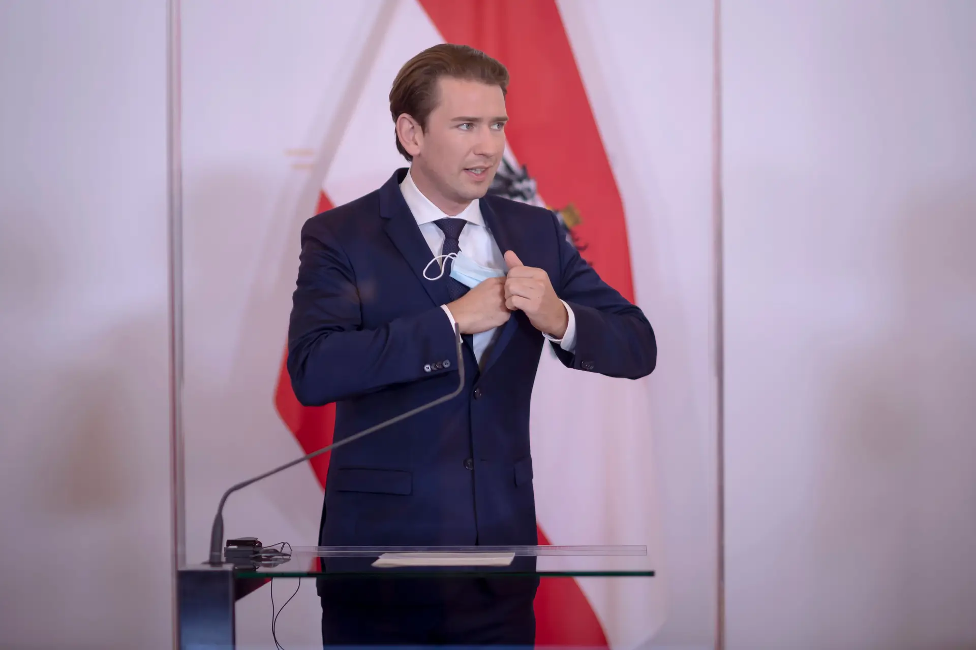 Áustria enfrenta uma segunda vaga de Covid-19, reconhece chanceler