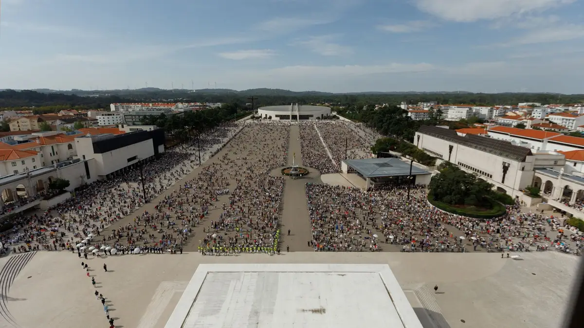 Santuário de Fátima à hora que decidiram encerrar as entradas