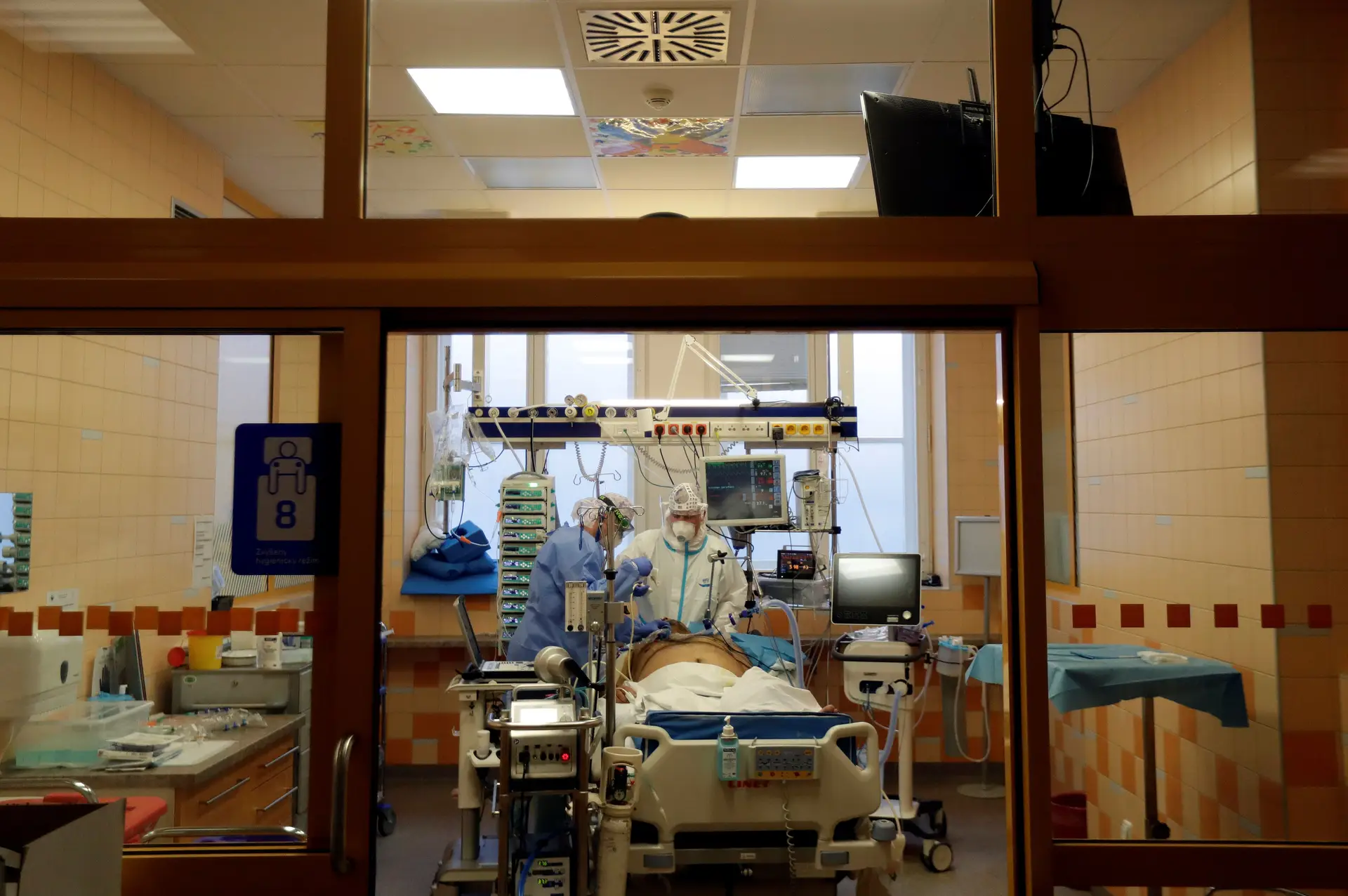 Hospital em Praga, na República Checa 