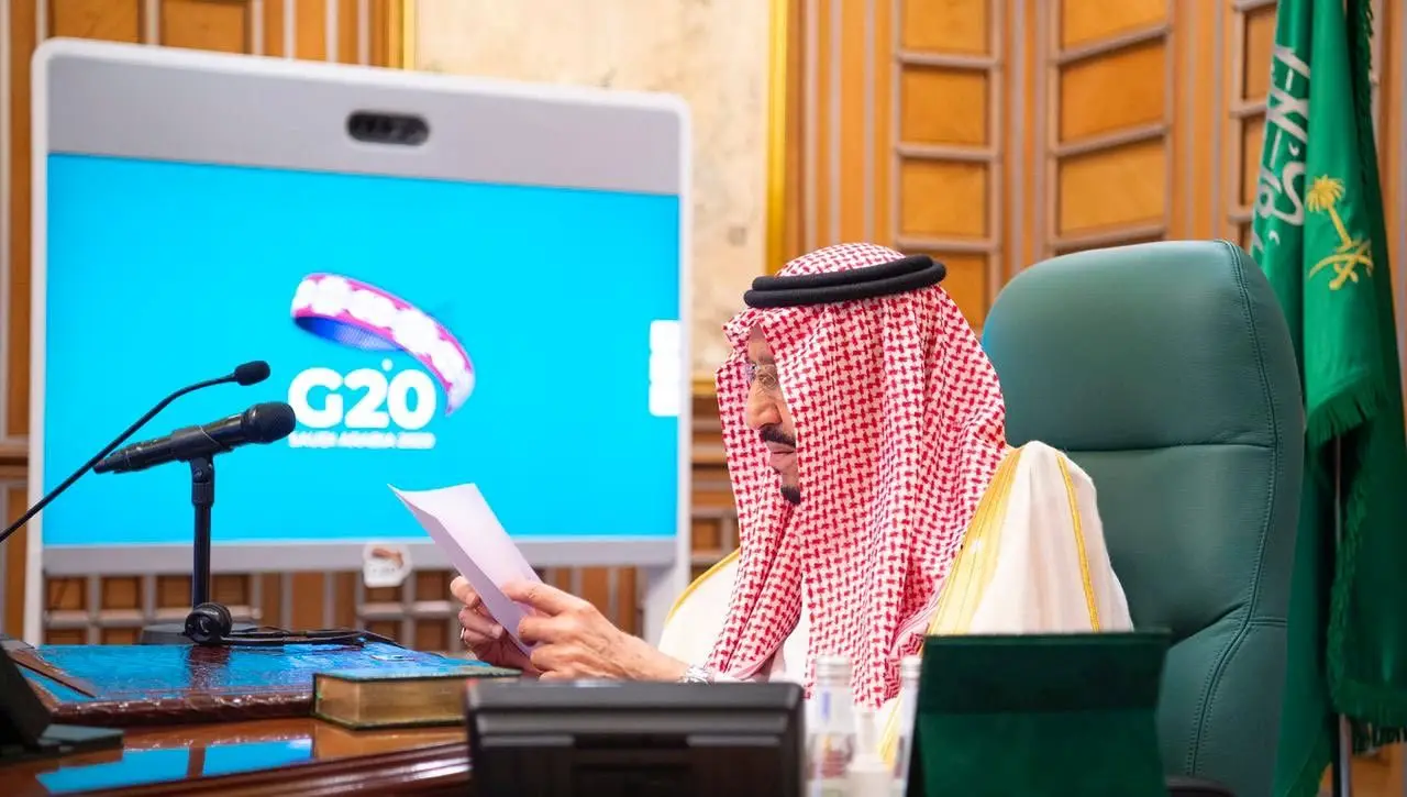 Rei Salman ben Abdel Aziz Al-Saoud da Arábia Saudita, país que organiza a cimeira dos G20.