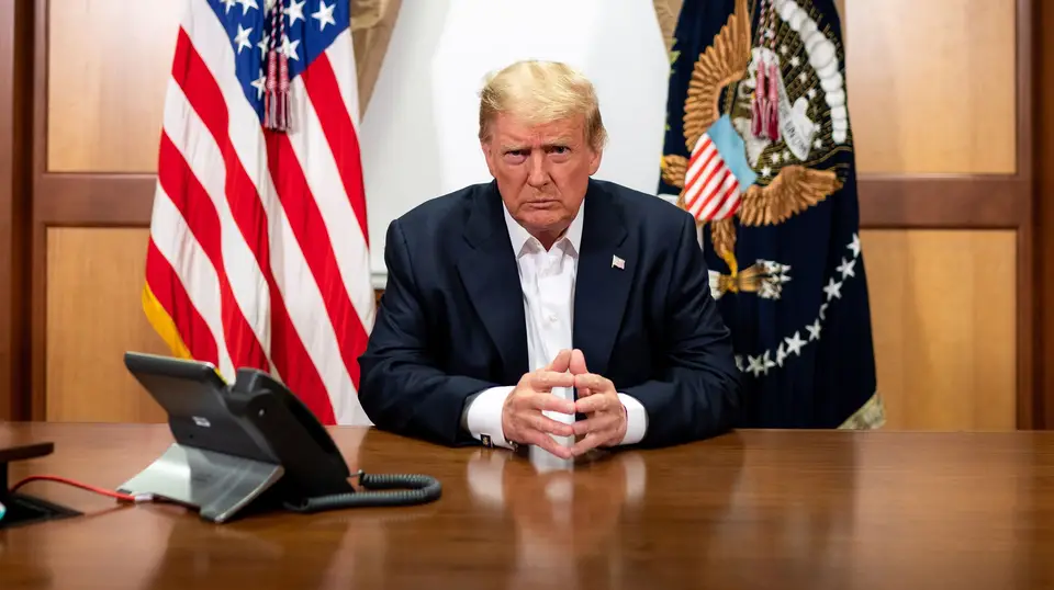 O Presidente dos EUA, Donald Trump