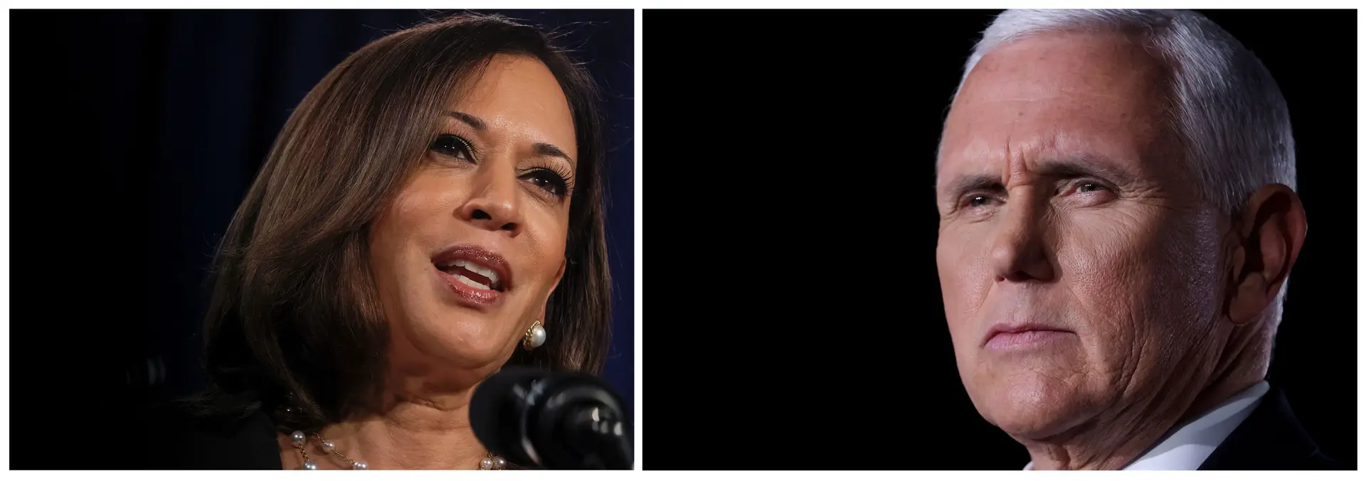 Kamala Harris ou Mike Pence. Os dois devem estar preparados para assumir liderança da Casa Branca